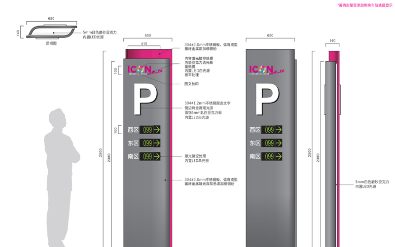 汇邦名都商场标识导向