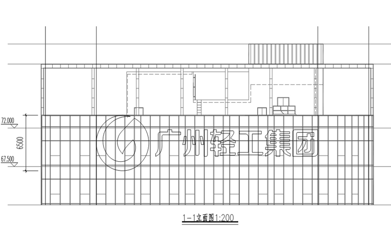 平面示意图